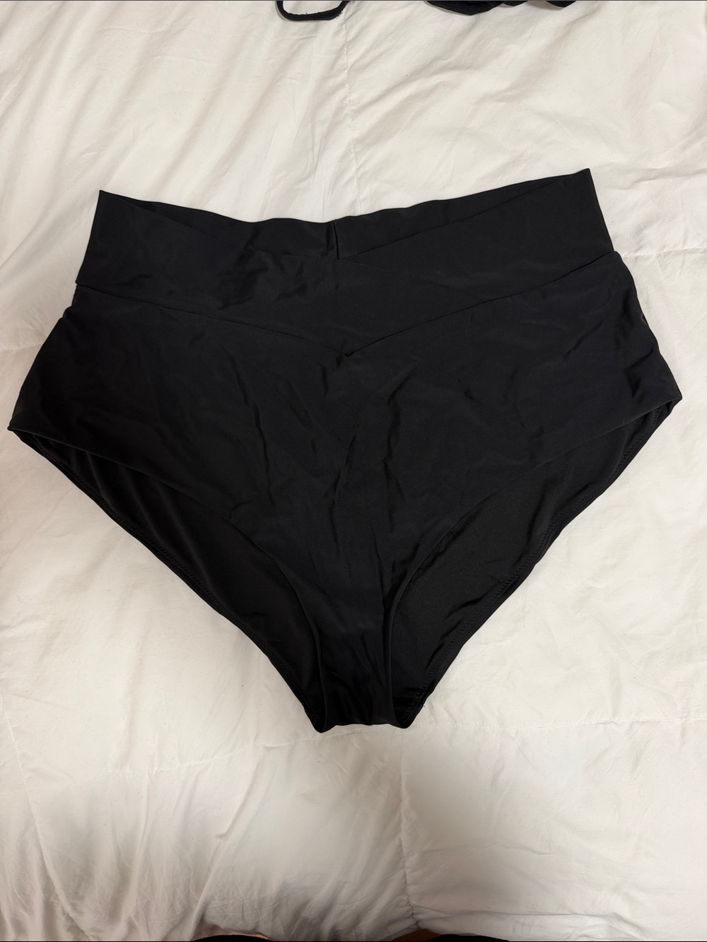 aerie High-Waist Black Bikini Bottoms